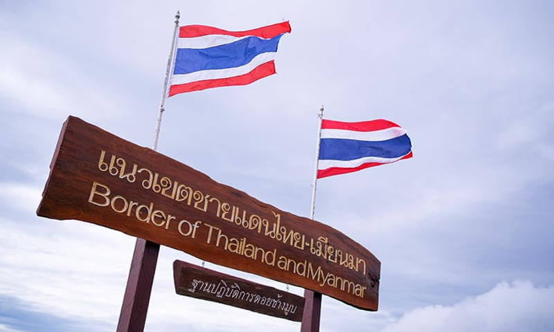 Border Crossing in Thailand